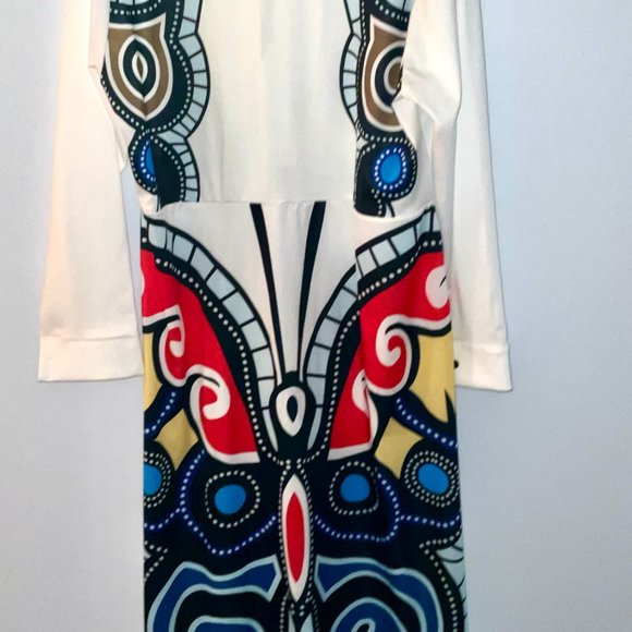 Butterfly Maxi Dress 2x NWOT - Picture 8 of 9